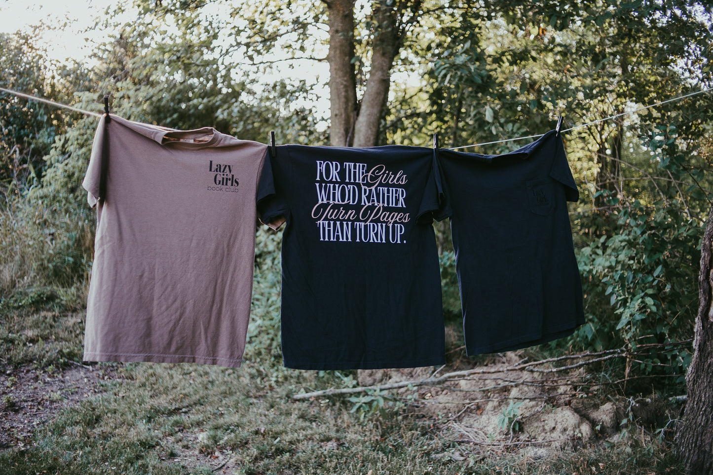 LG Book Club Tee- Espresso