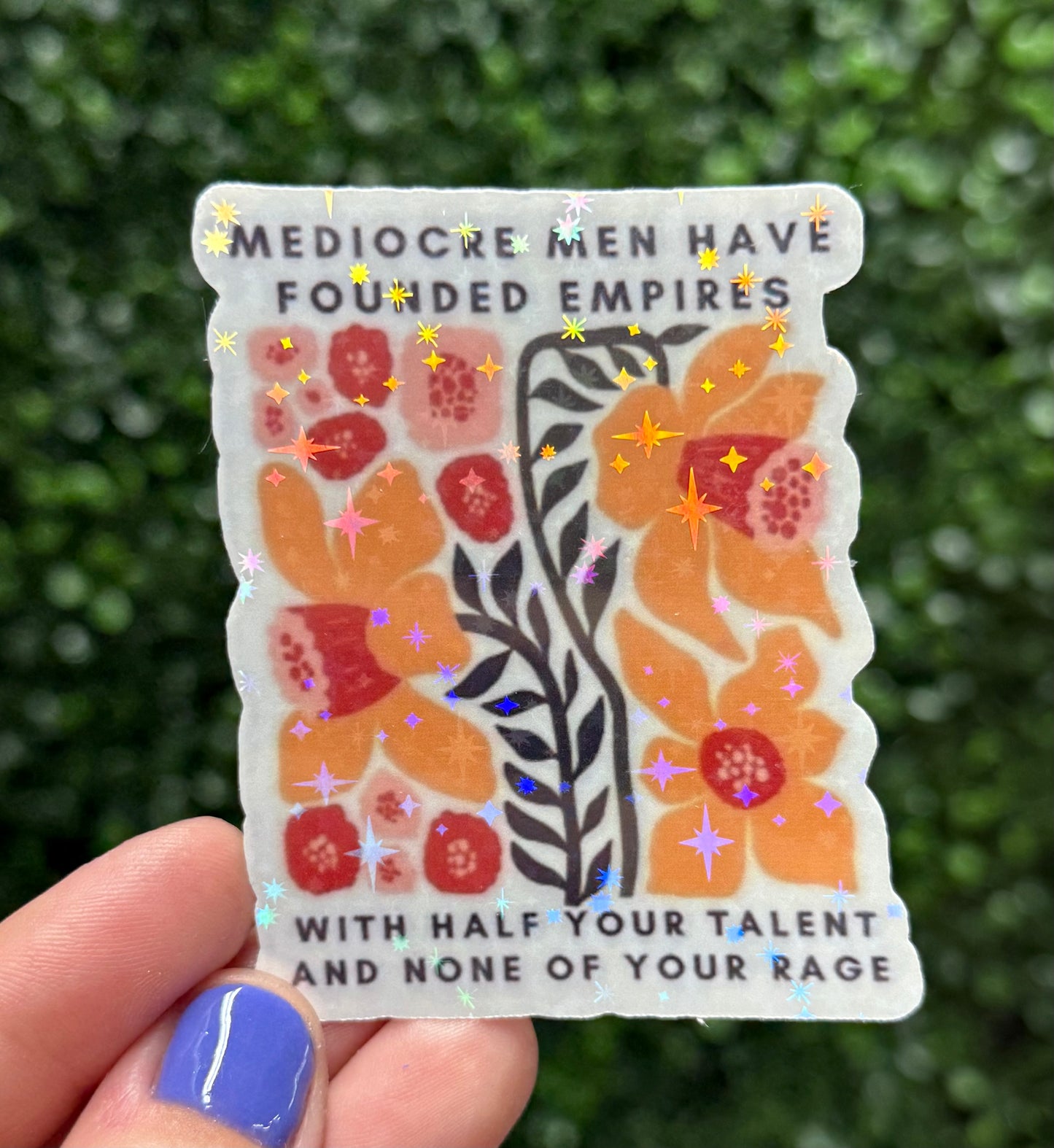MEDIOCRE MEN STICKER