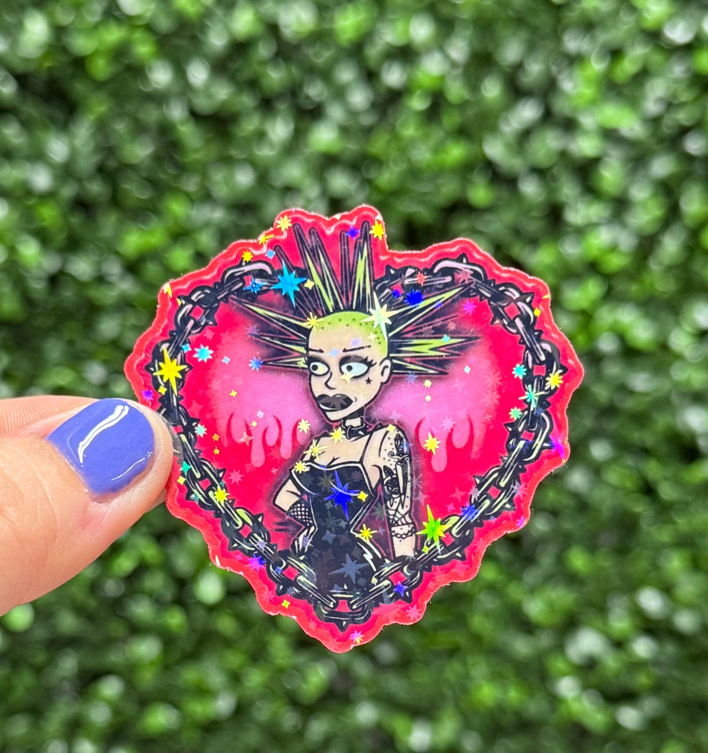 PUNK CYNTHIA DOLL STICKER
