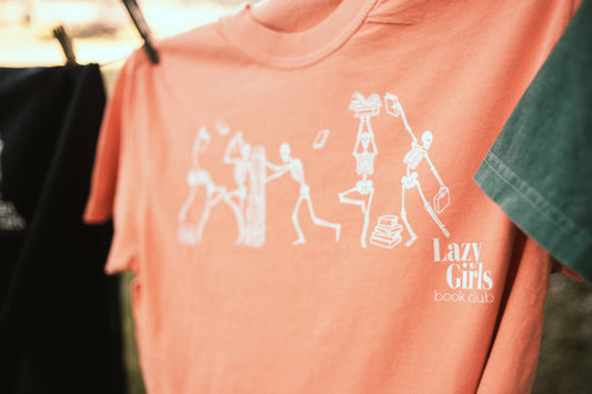 Lazy Girls Books and SKELI Tee