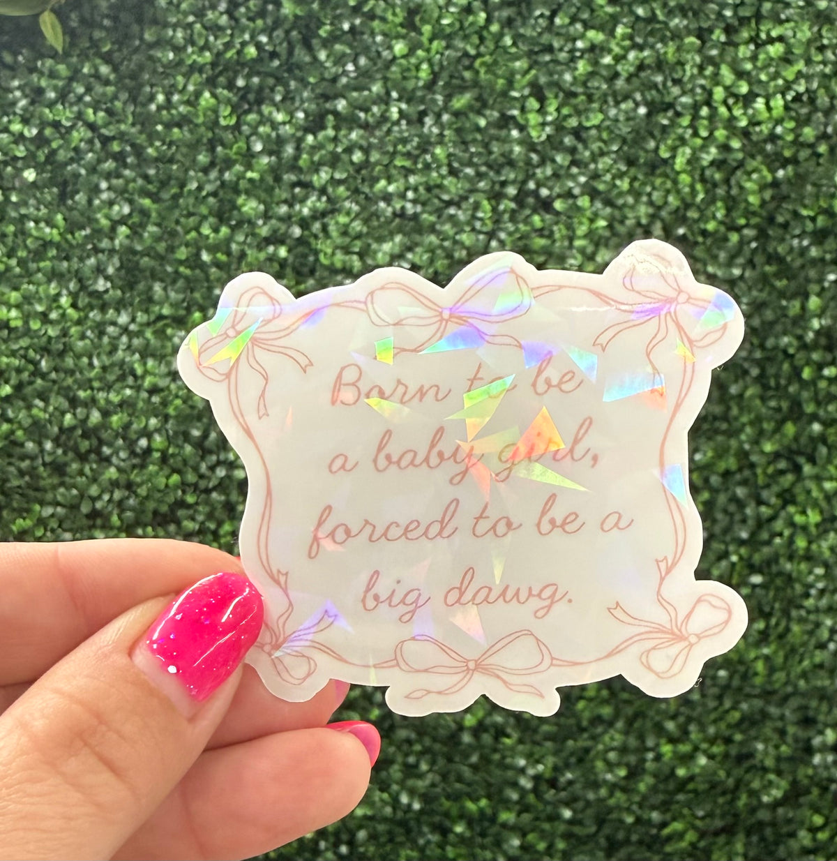 BORN TO BE STICKER