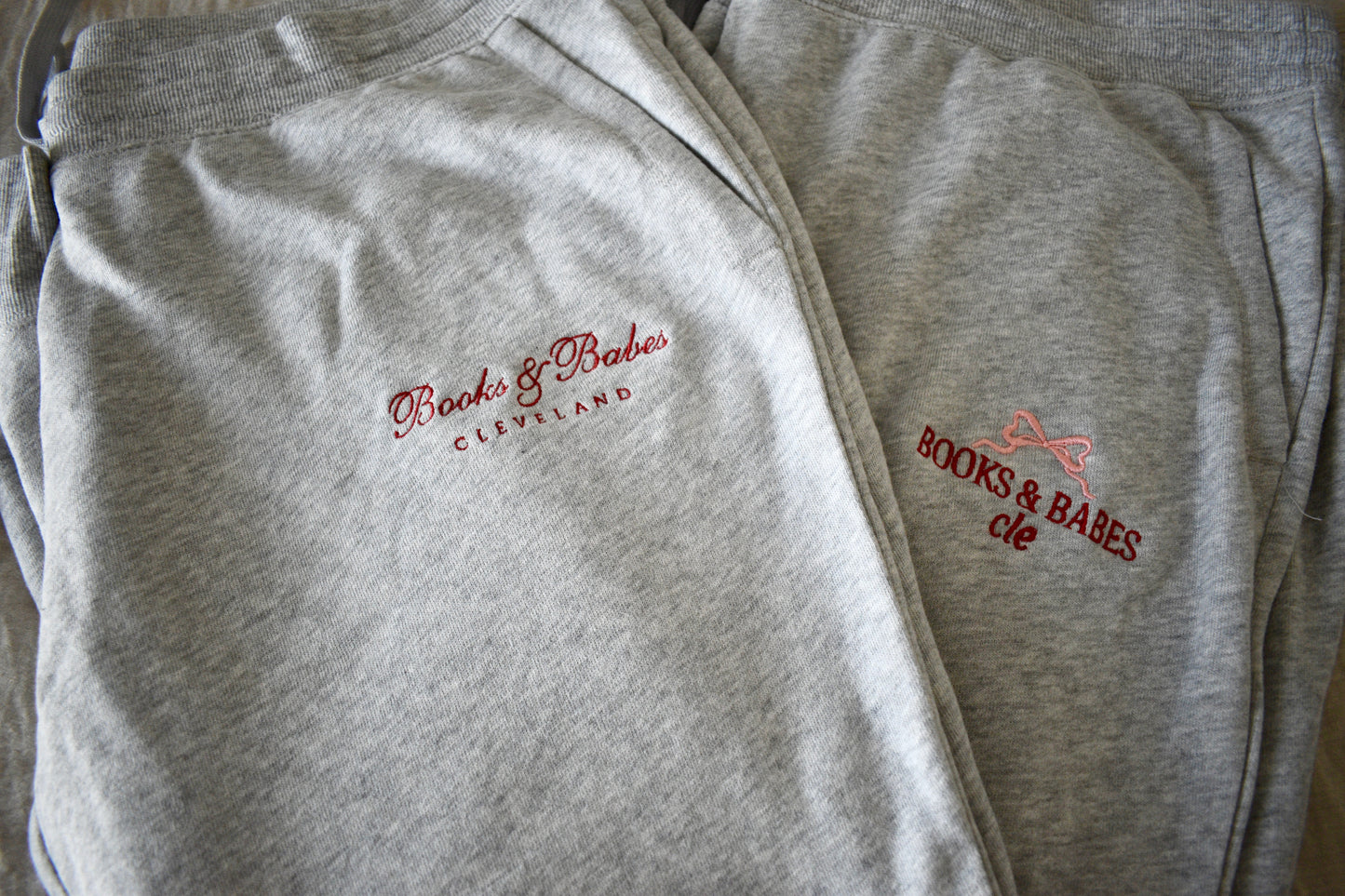 Books&Babes CLEVELAND- EMB SWEATPANTS