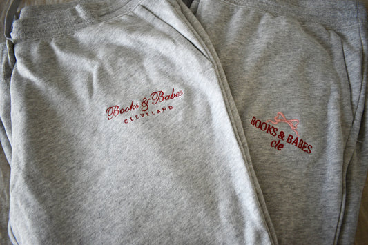 Books&Babes CLEVELAND- EMB SWEATPANTS