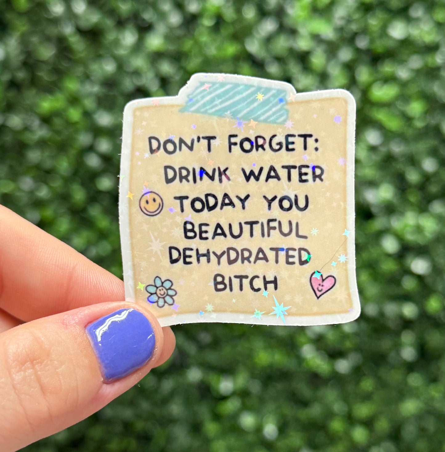 DRINK WATER STICKER