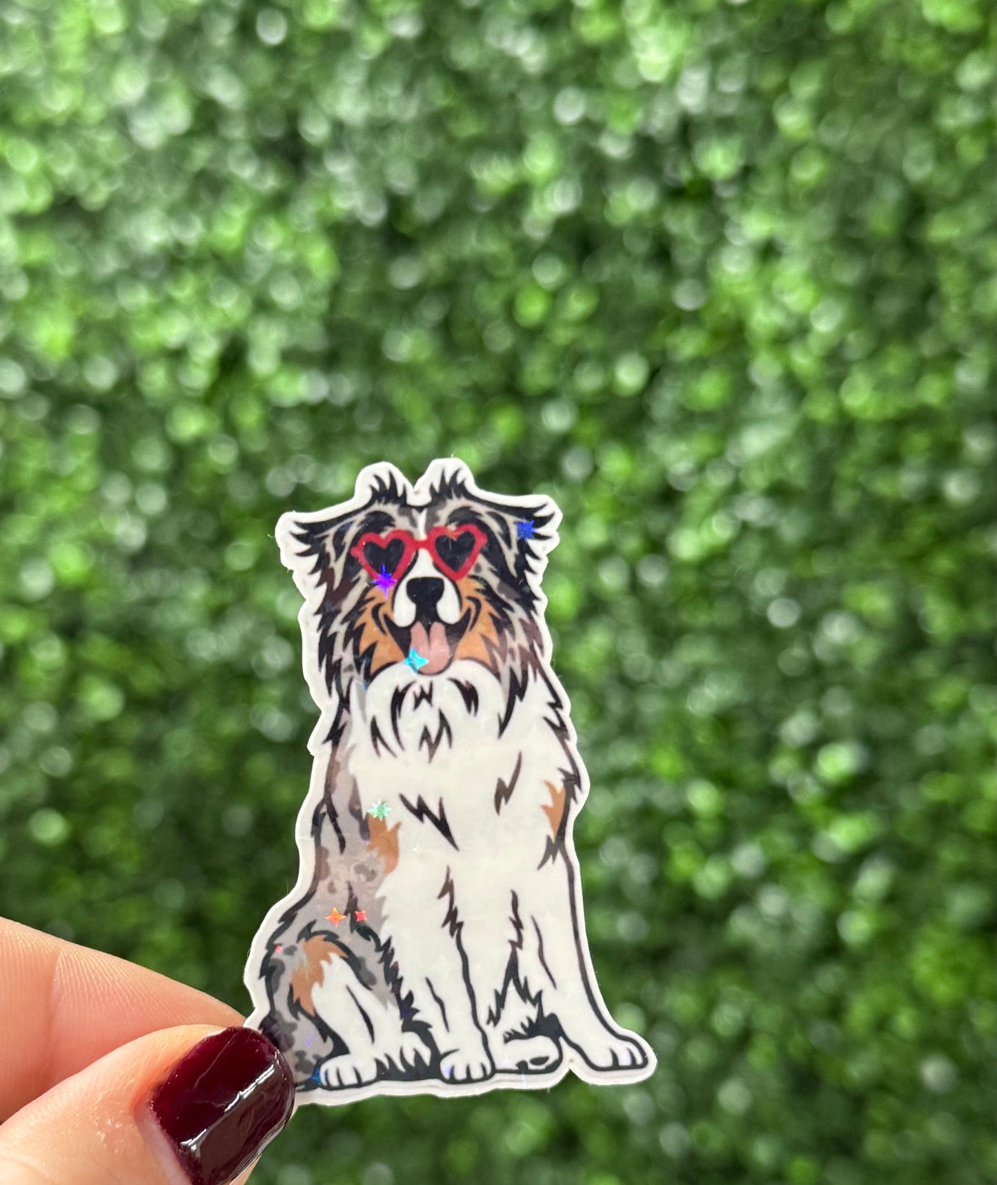 AUSSIE (grey) STICKER