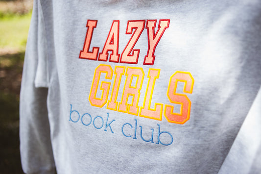 Lazy Girls Coral Glitter Appliqué