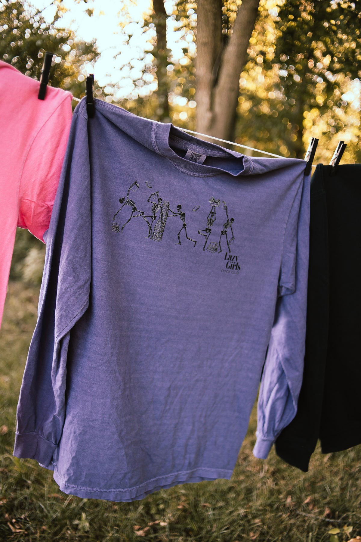 Lazy Girls Books and SKELI Tee
