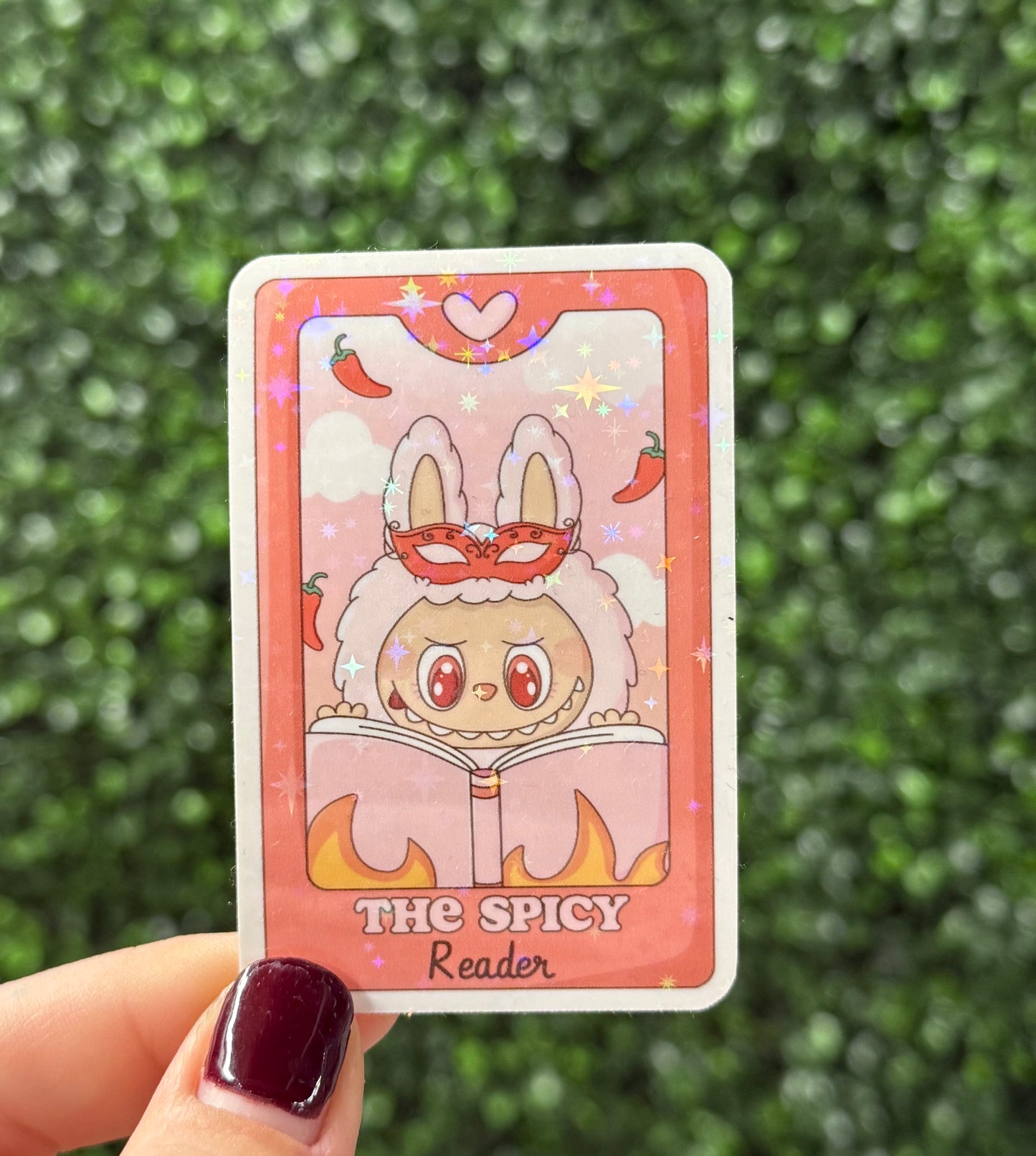 labubu spicy READER sticker