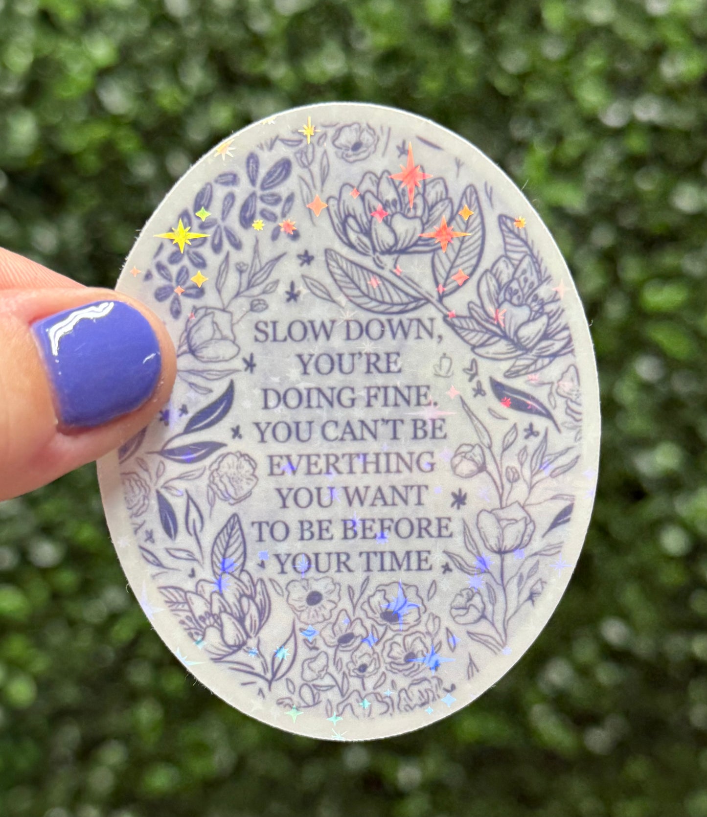 YOU’RE DOING FINE STICKER