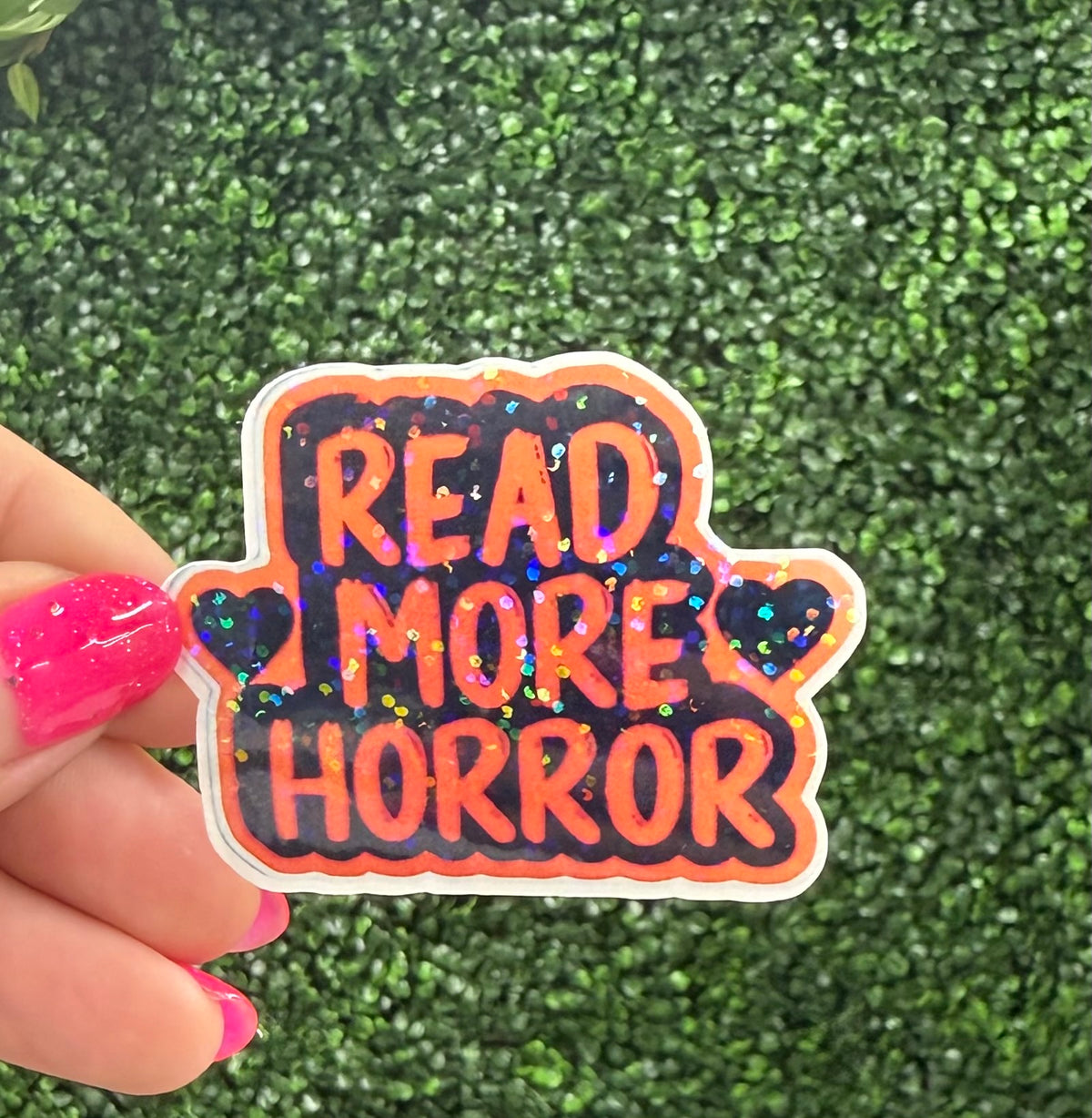 READ MORE HORROR STICKER