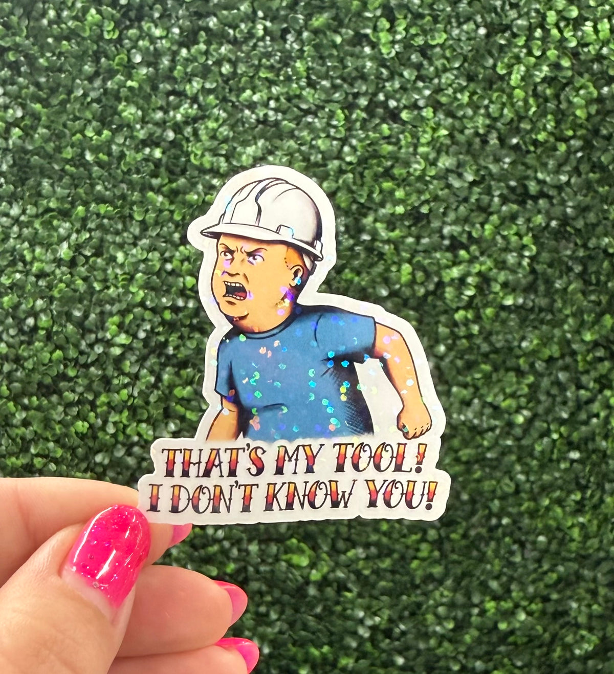 I DONT KNOW YOU STICKER