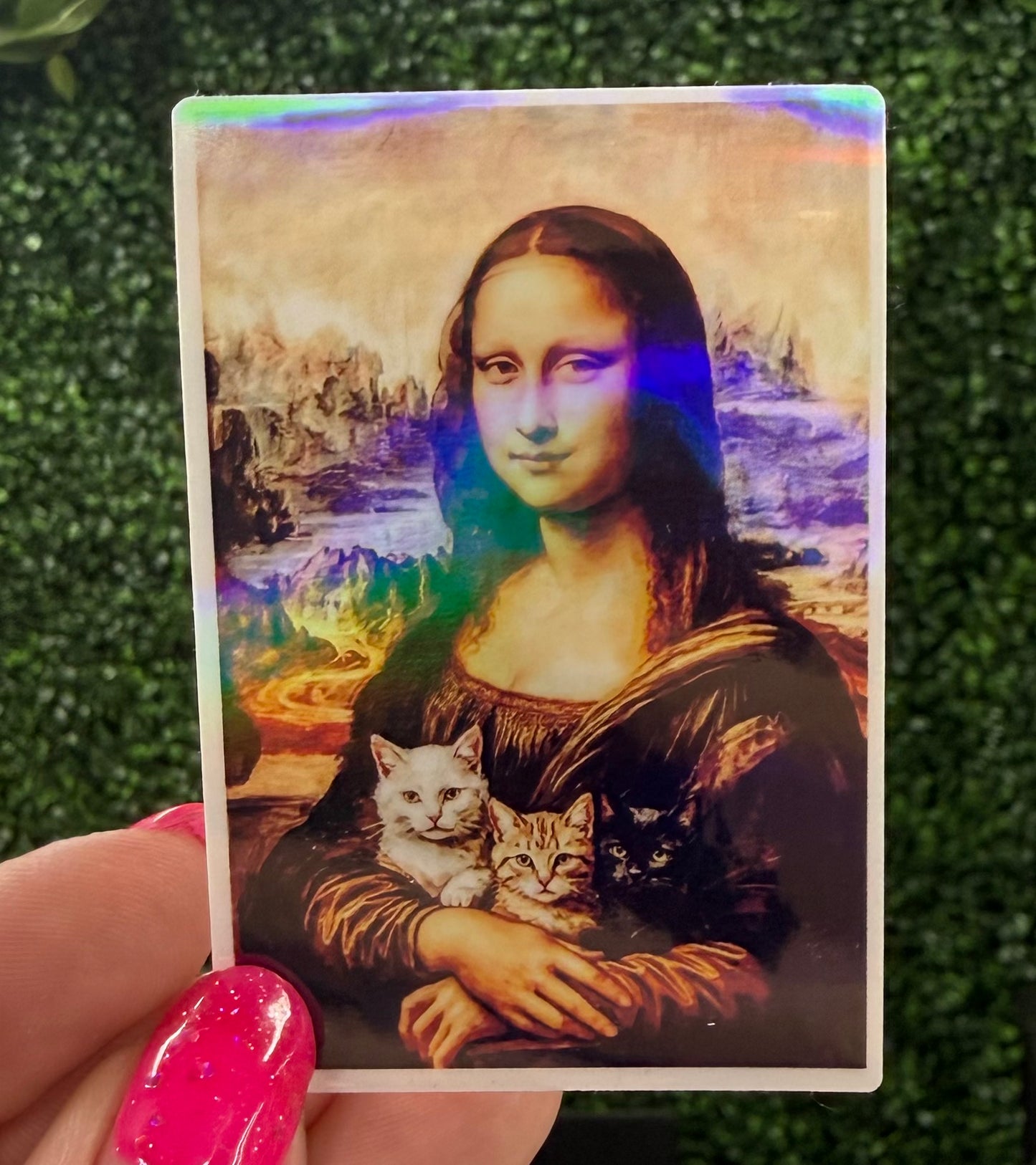 MONA AND HER CATS STICKER