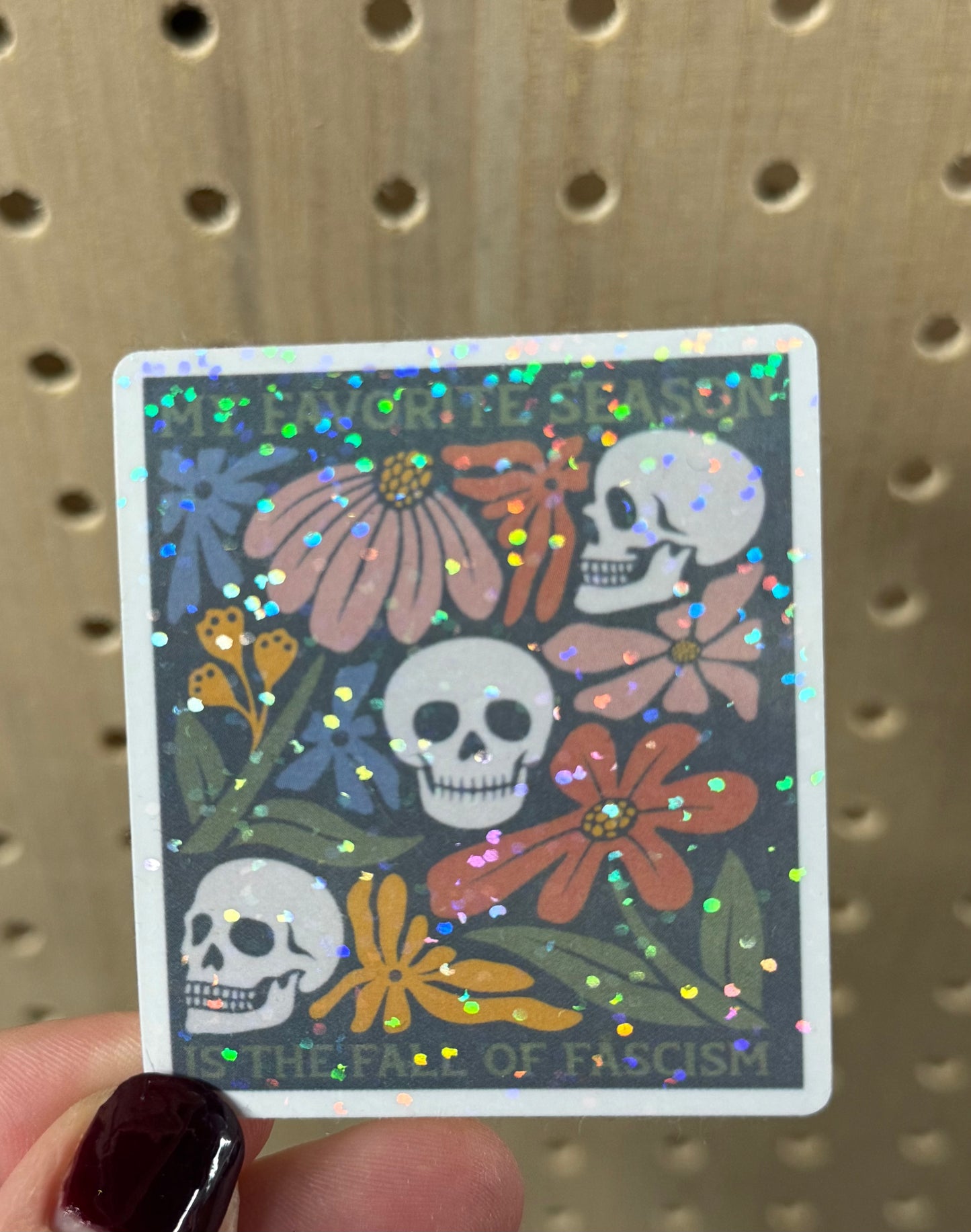 Fall of Fascism sticker