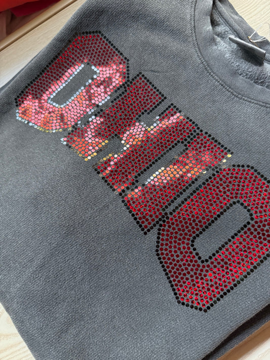 SALE (size L) Sparkle OHIO Comfort Colors Crew