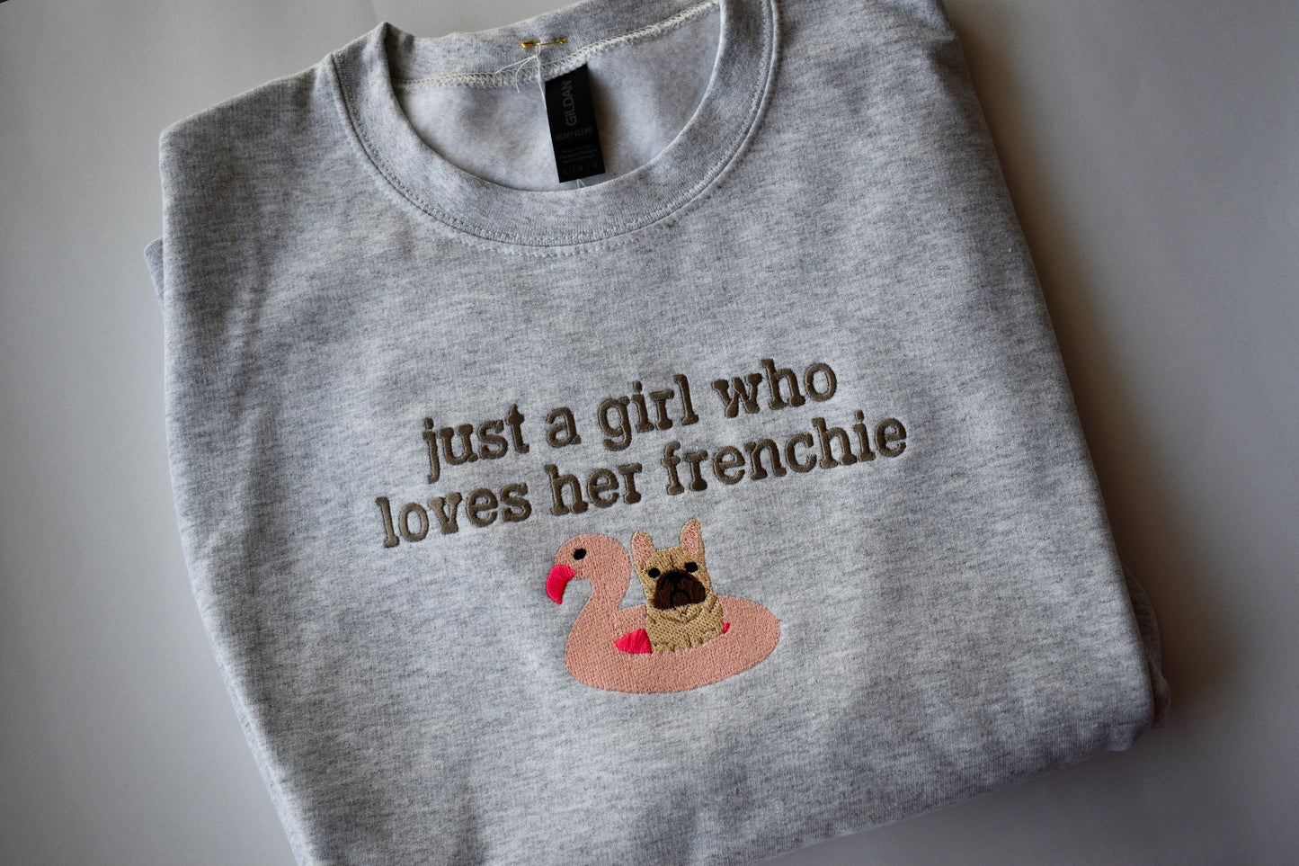 JUST A GIRL- FRENCHIE (EMB)