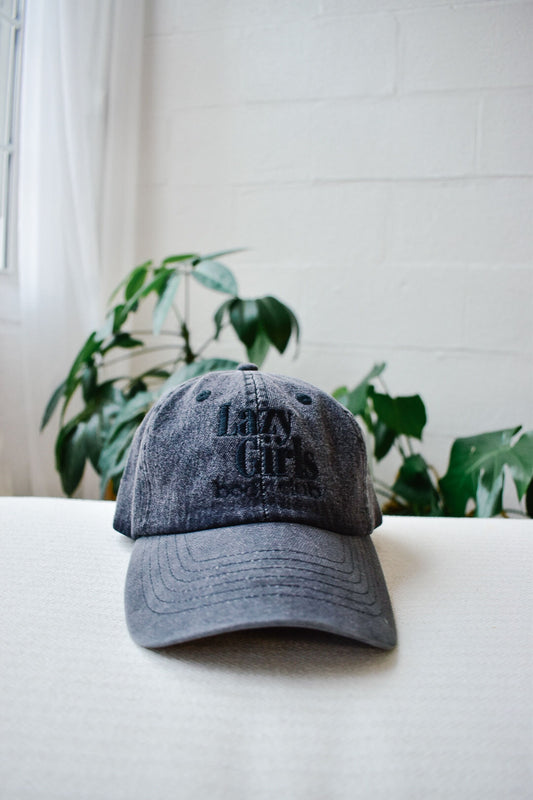 LG Book Club Black Wash Hat