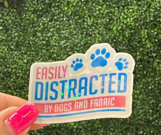 DOGS and FABRIC STICKER