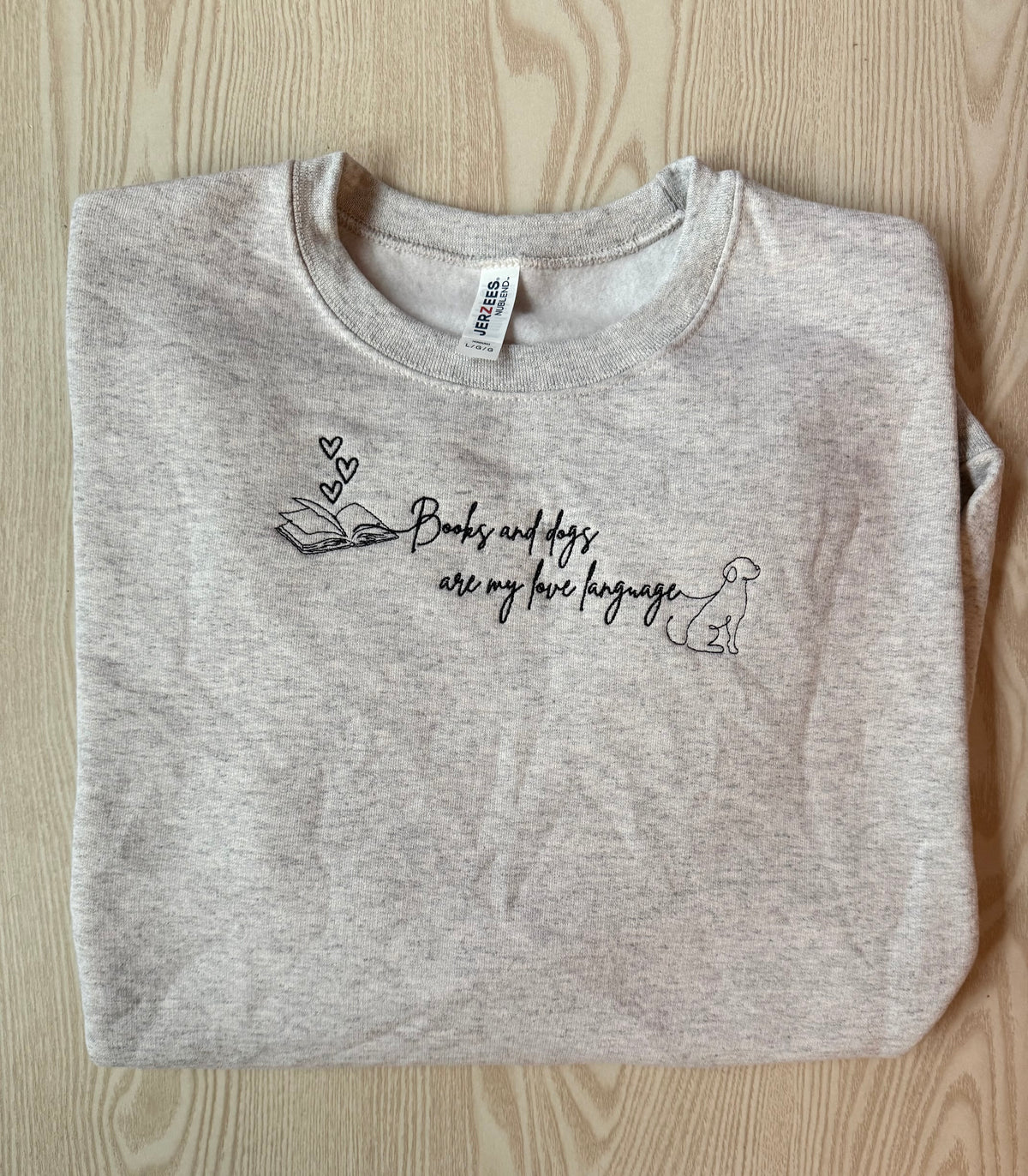 SALE (size L) LGbc EMB THE STEPH DOG Crewneck
