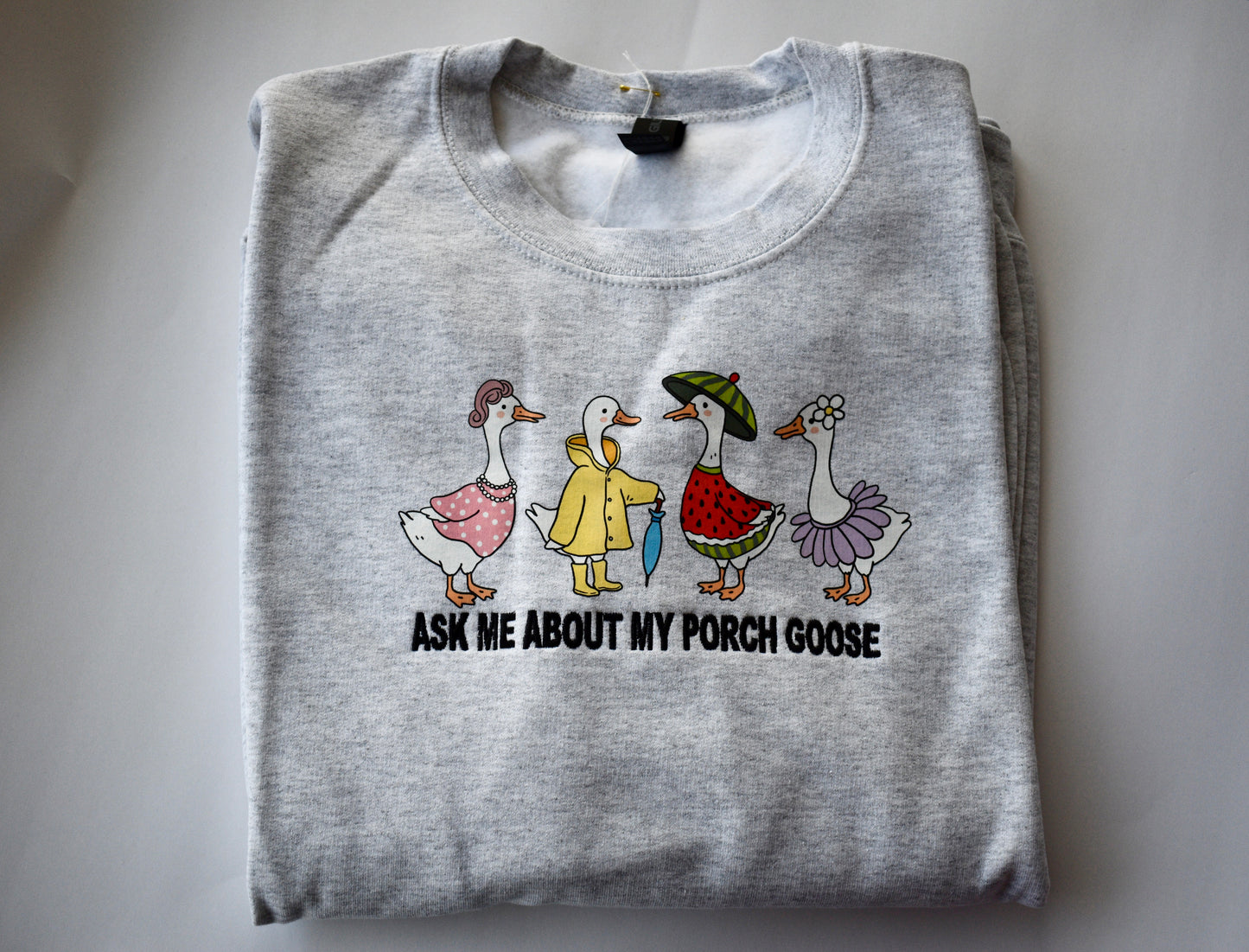 ASK ME ABOUT MY PORCH GOOSE- EMB
