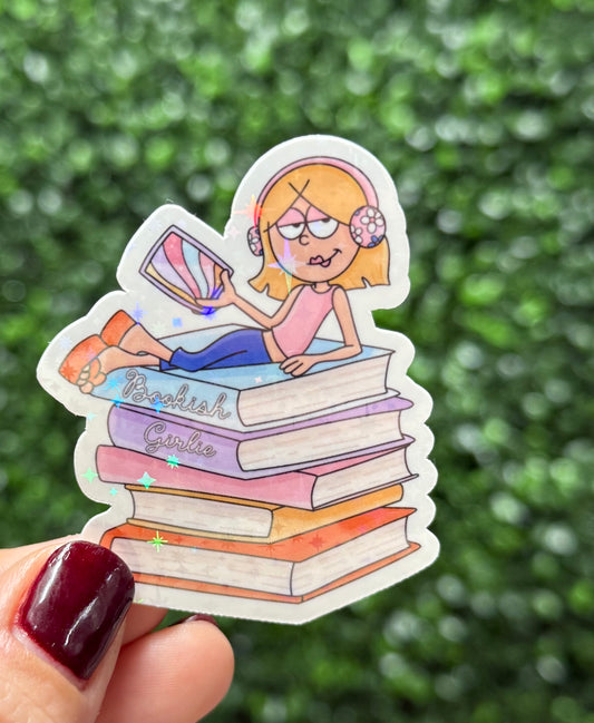 LM BOOK GIRLY STICKER