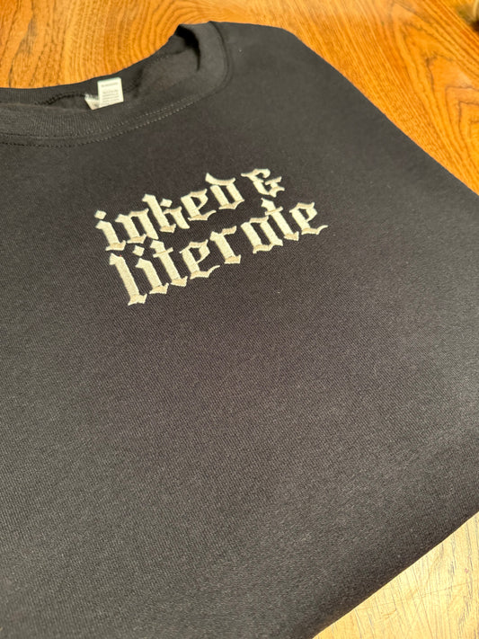 INKED & LITERATE EMB CREW