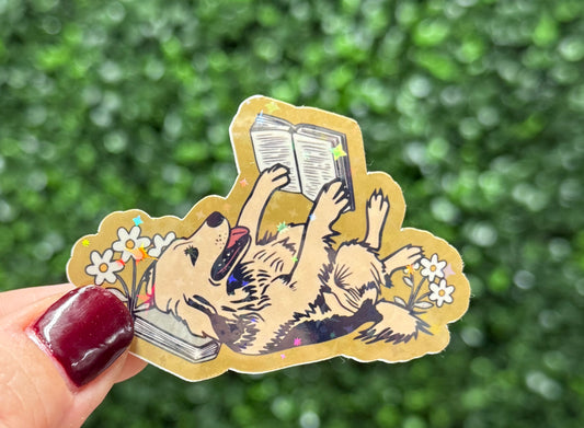 GOLDIE READING STICKER