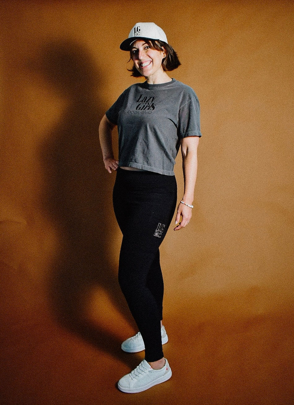 LG Book Club Embroidered Logo Pocket Leggings