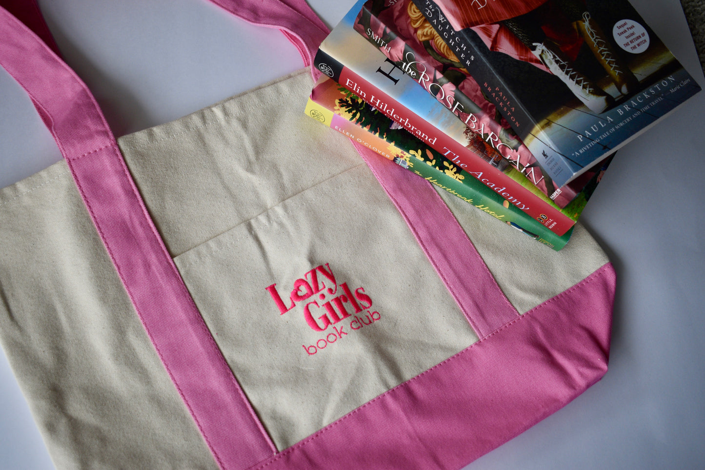 LGbc EMBROIDERED Tote (Pink)
