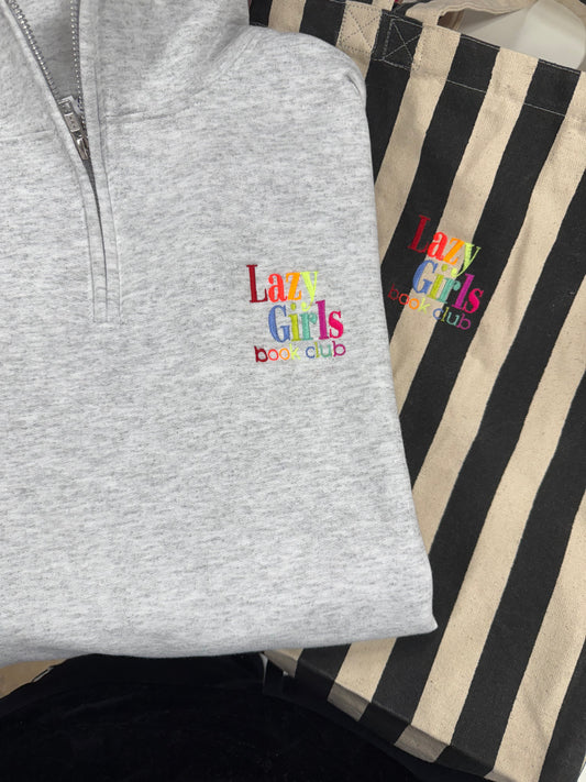 LAZY GIRLS EMBROIDERED RAINBOW LOGO