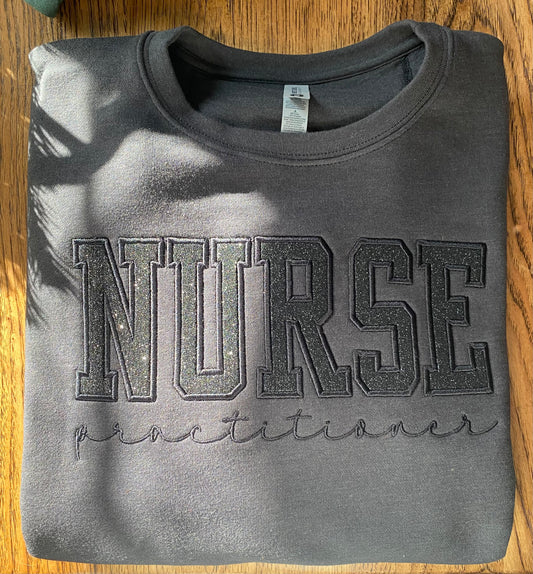 Appliqué NURSE crew