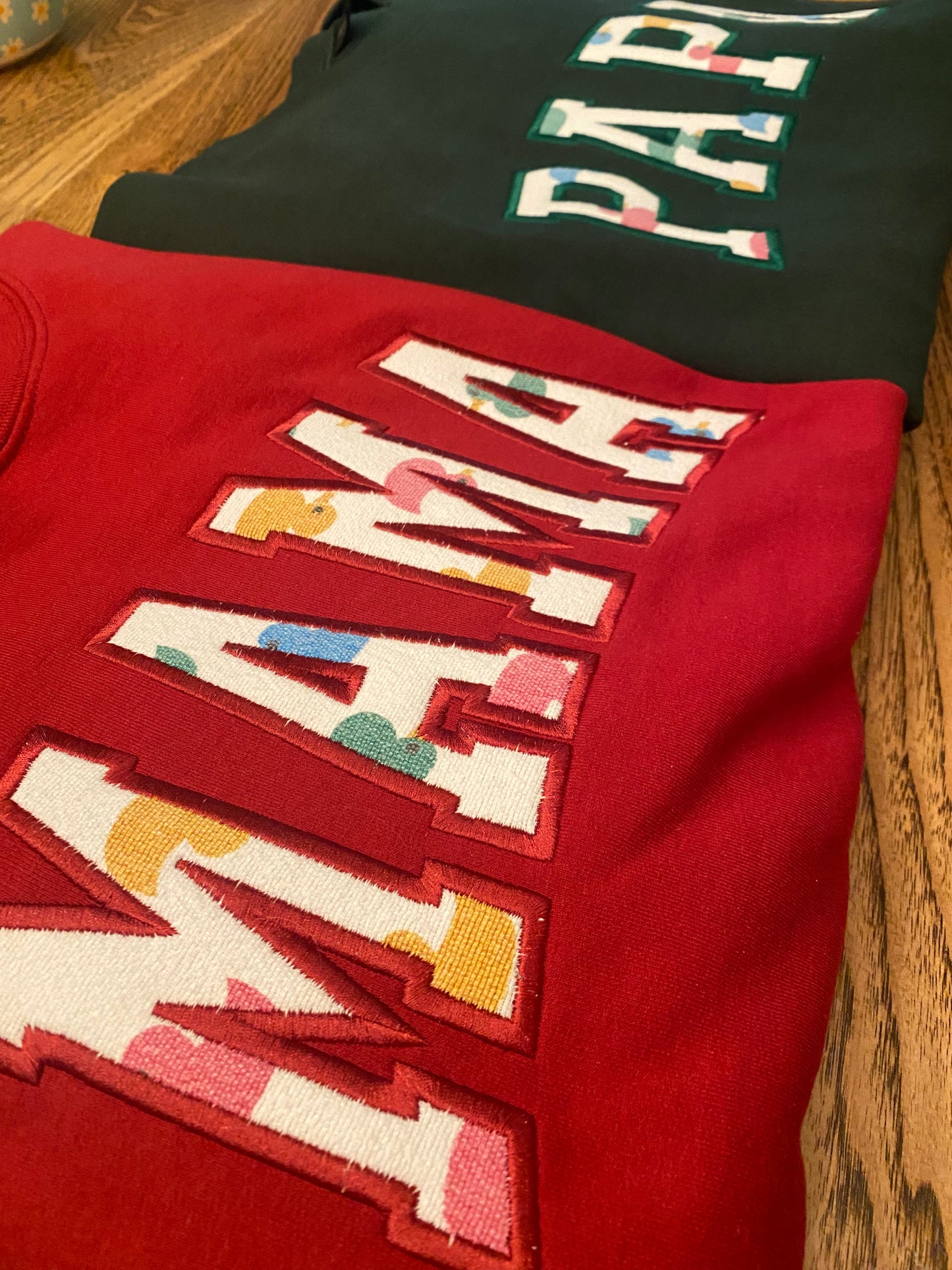 MAMA Appliqué Embroidered Sweatshirt