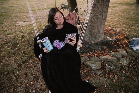 Lazy Girls Wearable Blanket