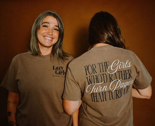 LG Book Club Tee- Espresso