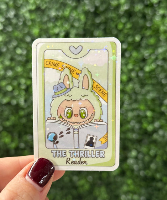 labubu thriller READER sticker