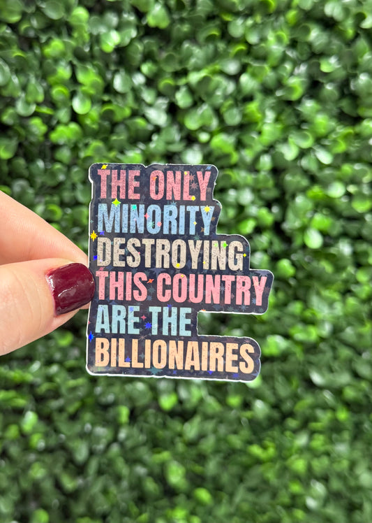 F*CK BILLIONAIRES STICKER