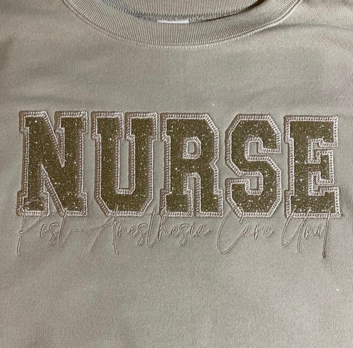 Appliqué NURSE crew