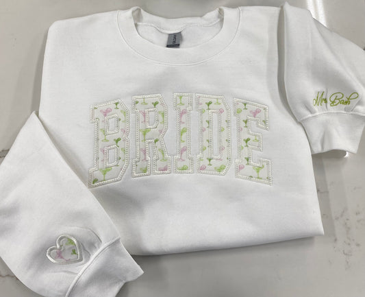 BRIDE Appliqué Crew