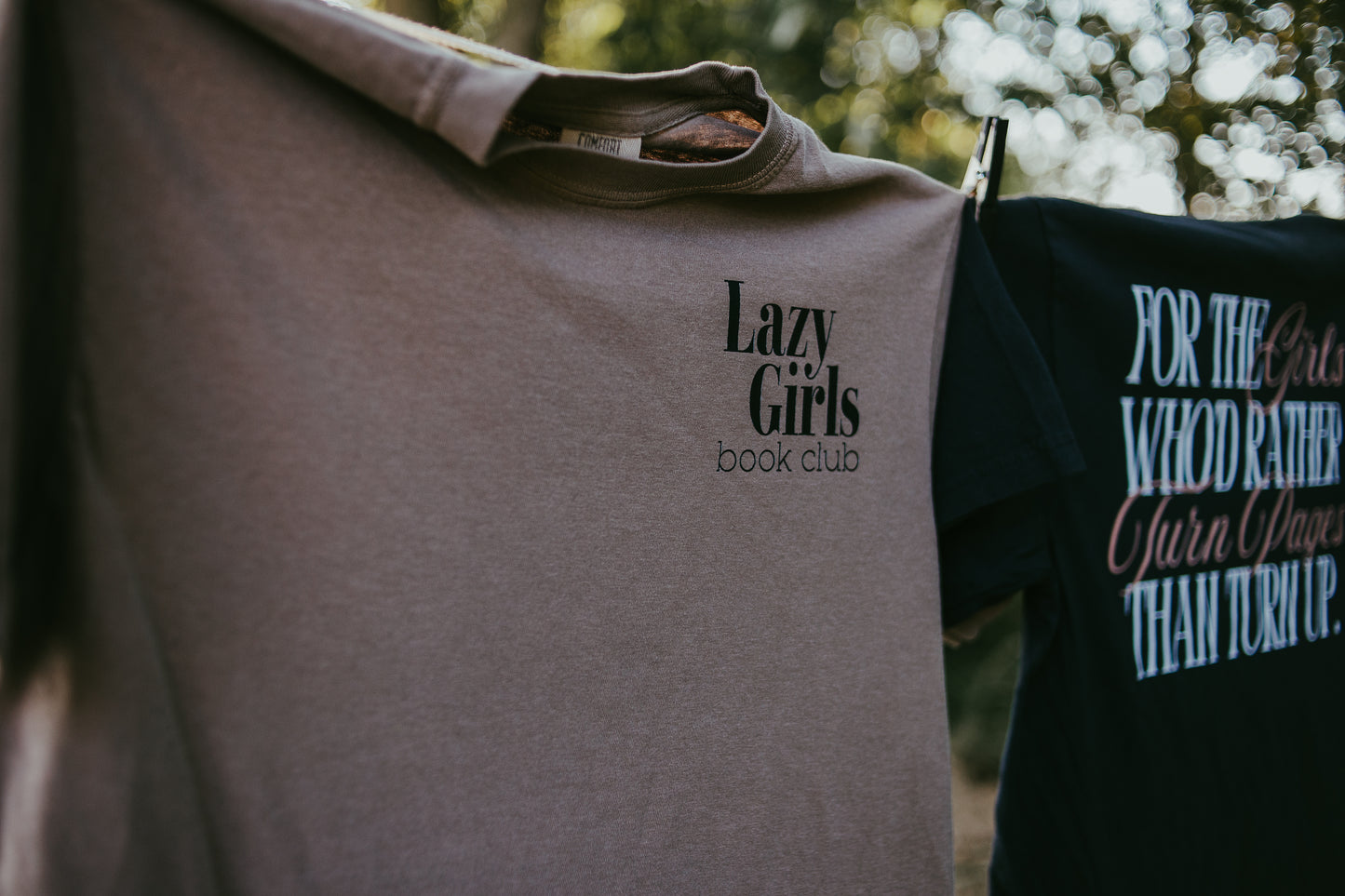 LG Book Club Tee- Espresso