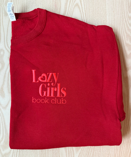 SALE (size L) LGbc EMB Logo Crewneck