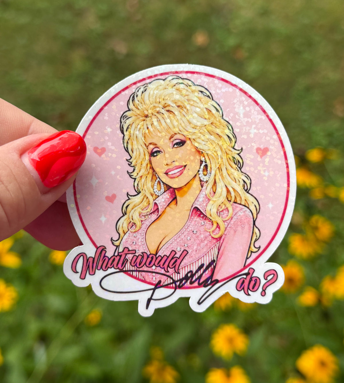 DOLLY WWDD STICKER