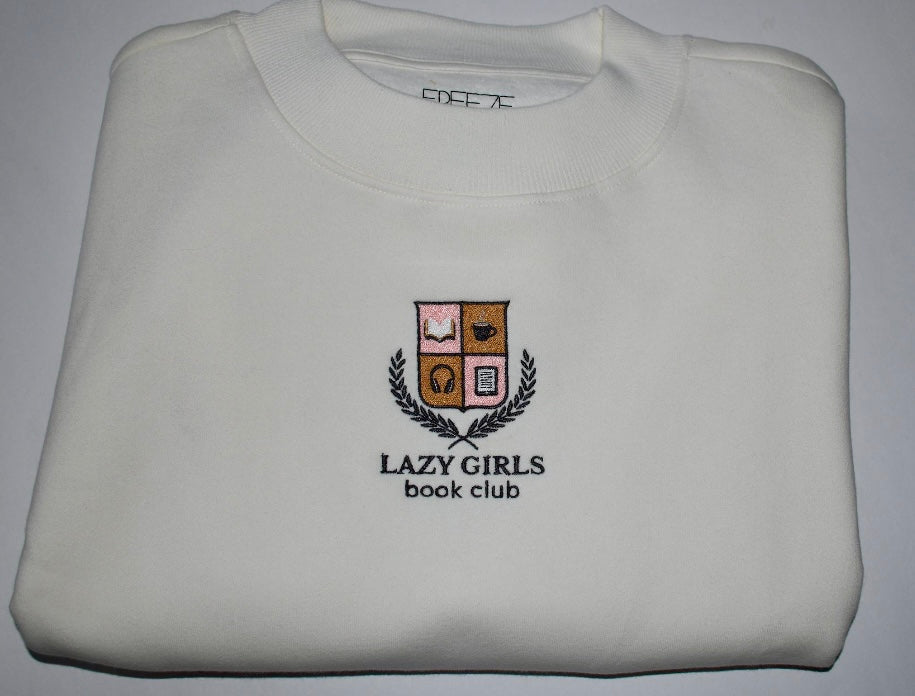 Lazy Girls EMB Crest