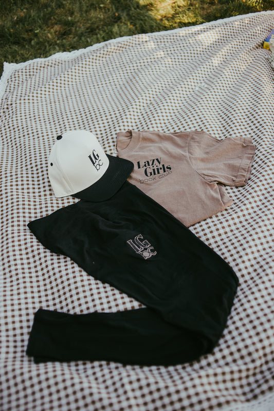 LG Book Club Embroidered Logo Pocket Leggings