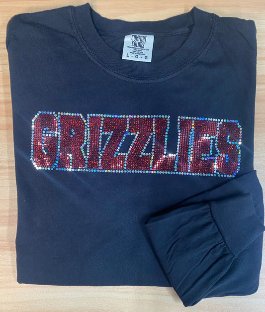 GRIZZLIES Sparkle TEE (Black)