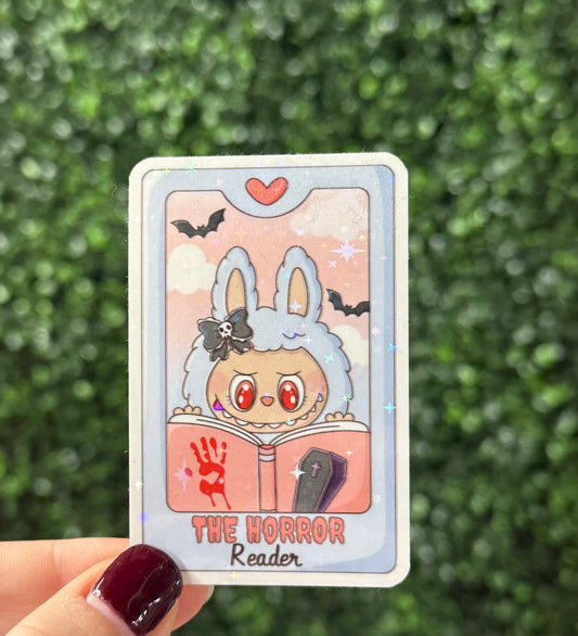 labubu horror READER sticker