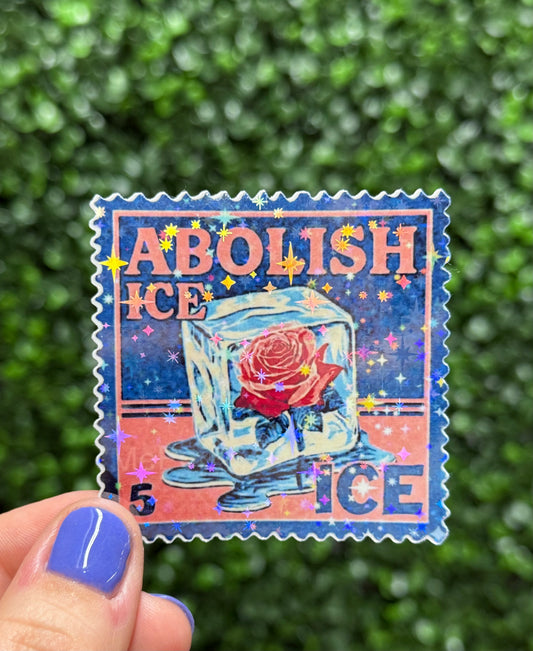 ABOLISH ICE STICKER