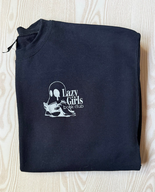 SALE (size L) LGbc EMB GHOSTY ‘25 HALLOWEEN Crewneck