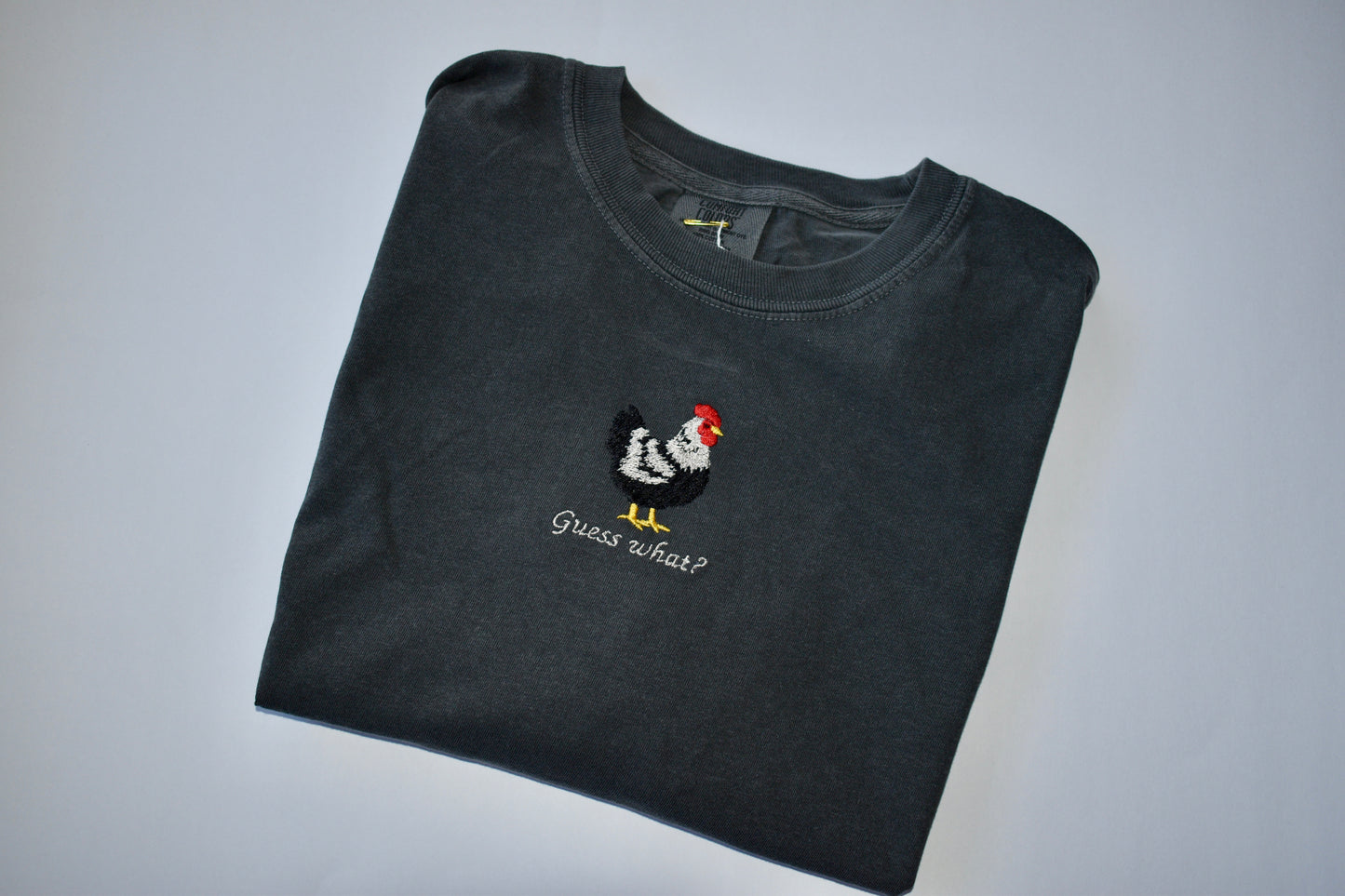 CHICKEN BUTT- EMB TEE