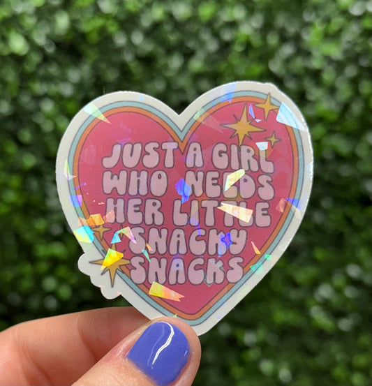 SNACKY SNACKS STICKER