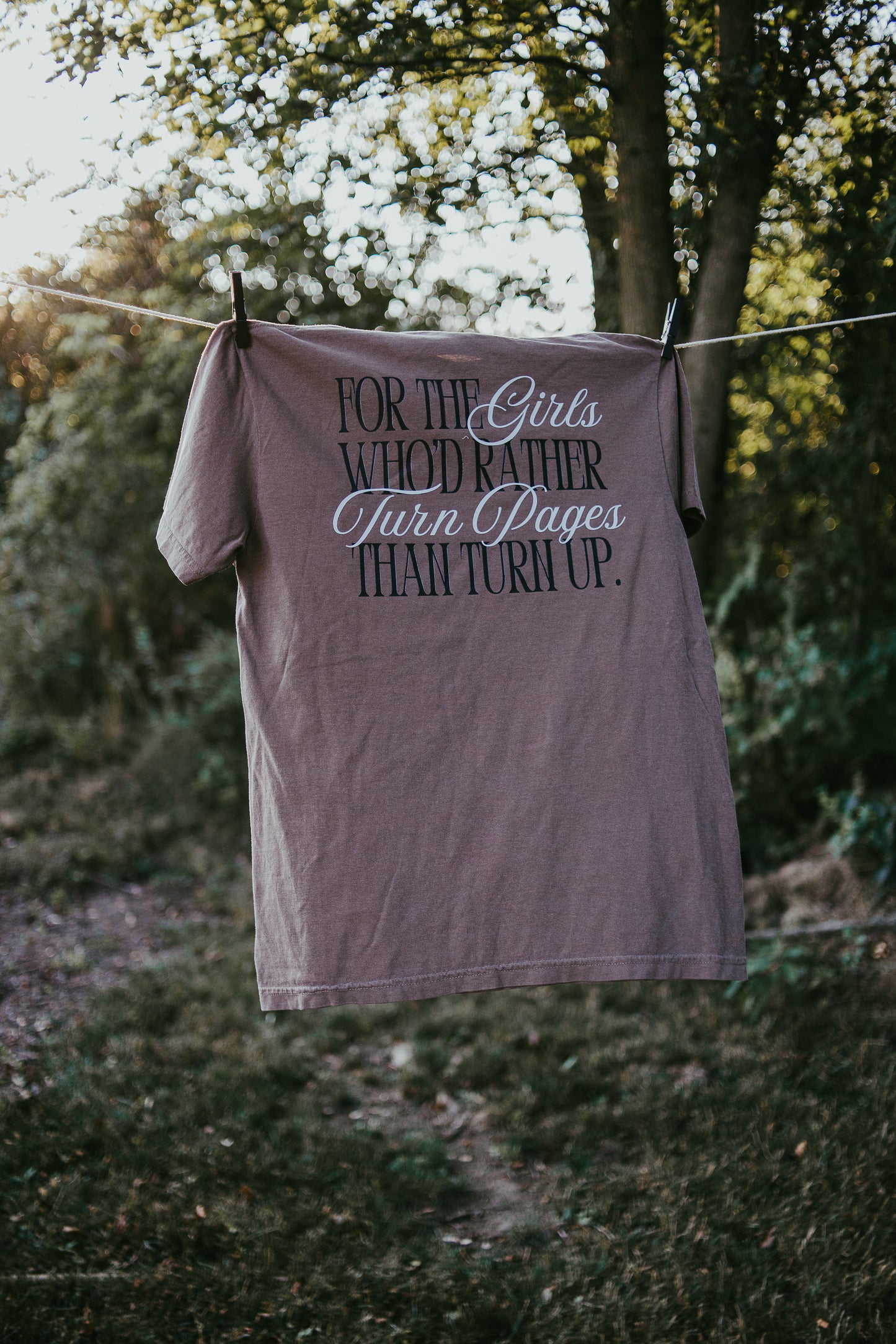 LG Book Club Tee- Espresso