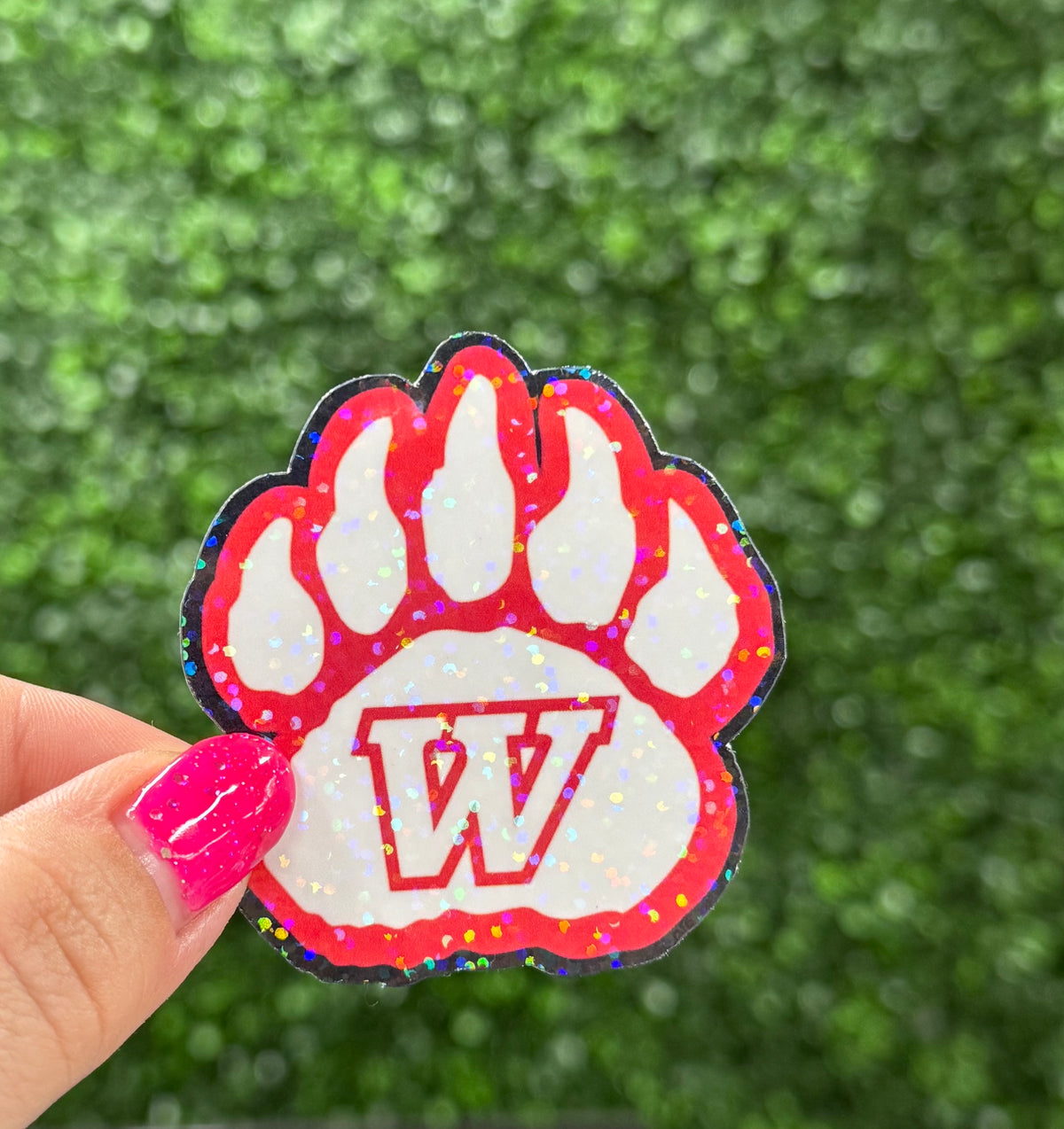 WADS GRIZZLIES PAW STICKER